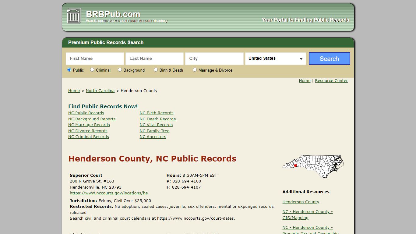 Henderson County Public Records | Search North Carolina ...